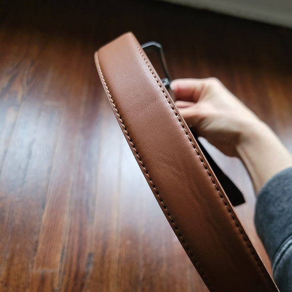 Nike Men's Golf Belt Reversible Textured Leather, Black/Brown 41" - Picture 8 of 12
